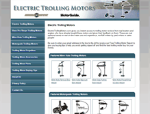 Tablet Screenshot of electrictrollingmotors.com